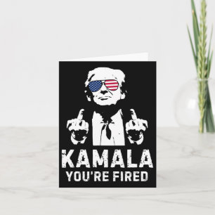 Vintag Kamala Du bist gefangen! Trump 2024 Karte