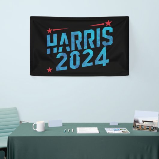 Vintag Kamala Harris 2024 Banner (Messeveranstaltung)