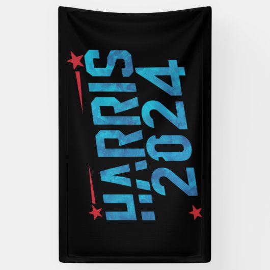 Vintag Kamala Harris 2024 Banner (Vertikal)