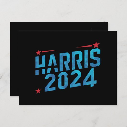 Vintag Kamala Harris 2024 Postkarte (Vorne/Hinten)
