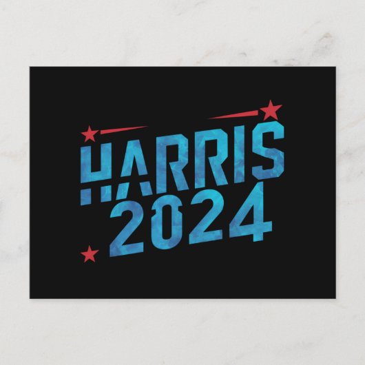 Vintag Kamala Harris 2024 Postkarte (Vorderseite)