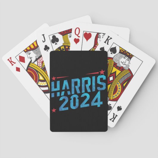 Vintag Kamala Harris 2024 Spielkarten (Rückseite)