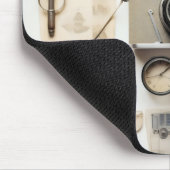 Vintag Kamera und Trinkets Mousepad (Ecke)