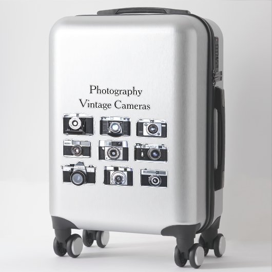 Vintag-Kameras-Set Aufkleber (Koffer)