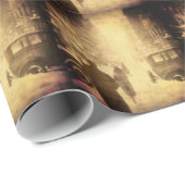 Vintag Kansas City Geschenkpapier (Rolleneckpunkt)