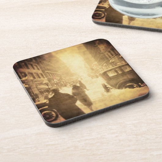 Vintag Kansas City Untersetzer (Linke Seite)