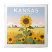 Vintag Kansas Fliese (Vorderseite)