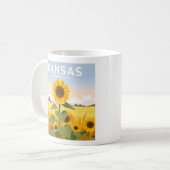 Vintag Kansas Kaffeetasse (Vorderseite Links)