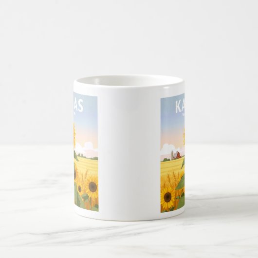 Vintag Kansas Kaffeetasse (Mittel)
