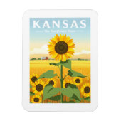 Vintag Kansas Magnet (Vertikal)