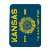 Vintag Kansas Magnet (Vertikal)