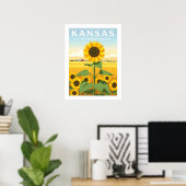 Vintag Kansas Poster (Heimbüro)