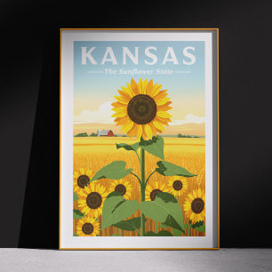 Vintag Kansas Poster