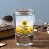 Vintag Kansas Schnapsglas