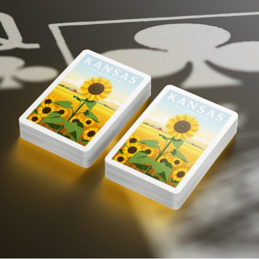 Vintag Kansas Spielkarten