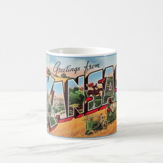 Vintag Kansas Tasse (Mittel)