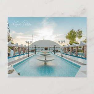 Vintag Karachi Pakistan Travel Water Color Retro Postkarte