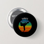Vintag Karate Clothing - Sunset Karate Button (Vorne & Hinten)