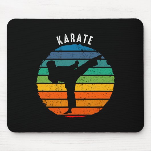 Vintag Karate Clothing - Sunset Karate Mousepad (Vorne)