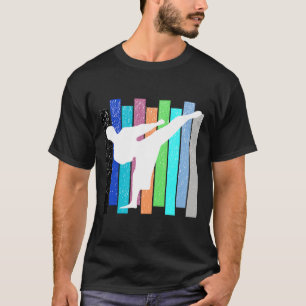 Vintag Karate Judo Kickboxing Wrestling Männer Fra T-Shirt