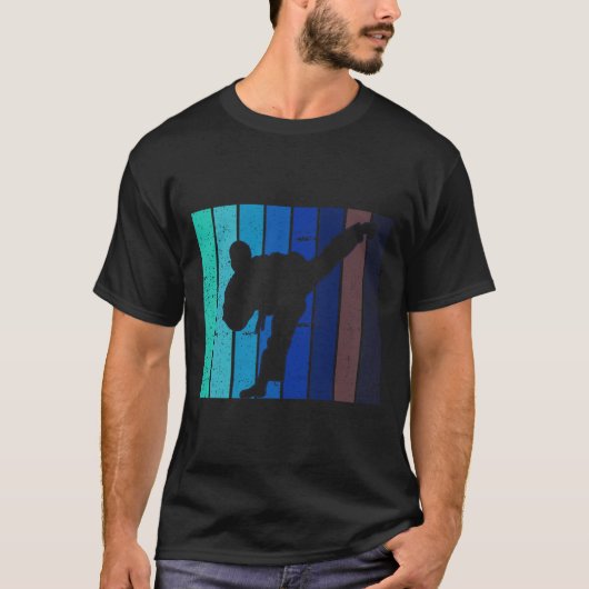 Vintag Karate Kick Boxing T-Shirt (Vorderseite)