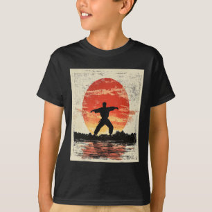 Vintag Karate Not Silhouette Japanischer Mart T-Shirt