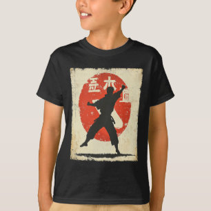Vintag Karate Not Silhouette Japanischer Mart T-Shirt
