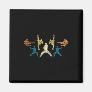 Vintag Karate Taekwondo Mixed Martial Arts Mixed M Magnet