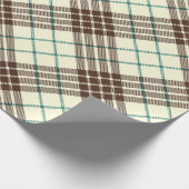 Vintag Kariert Geschenkpapier (Ecke)