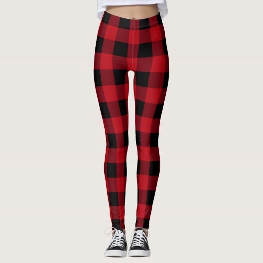 Vintag Kariert Leggings (Vorderseite)