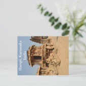 Vintag Karnataka Indien Vintag Tourismus Reisen hi Postkarte (Stehend Vorderseite)