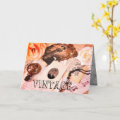 Vintag Karte (Gelbe Blume)