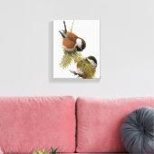 Vintag Kastanienrückwurzel Leinwanddruck (Insitu (Wohnzimmer))