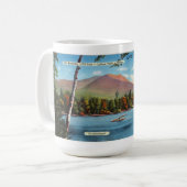 Vintag Katahdin Postcard Kaffeetasse (Vorderseite Links)