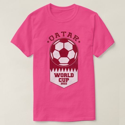 Vintag-Katar-Weltmeisterschaft 2022 T-Shirt (Design vorne)
