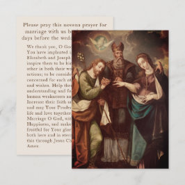 Vintag-katholische Personalisierte Hochzeitskarte Dankeskarte