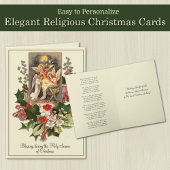 Vintag-katholische Weihnachten Jesus Krippe Karte