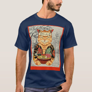 Vintag Kawaii Cat Japanese Gift Girls Boys nager T-Shirt