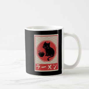 Vintag Kawaii Cat Ramen Anime japanische Gift Girl Kaffeetasse