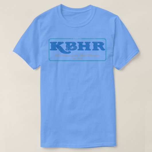 Vintag KBHR 57 am Nord-Belichtungsradio TShirt (Design vorne)