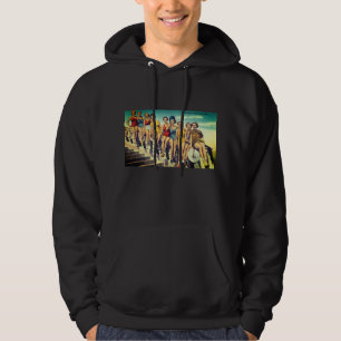 Vintag Keansburg, NJ Beach Scene - Jersey Shore Hoodie