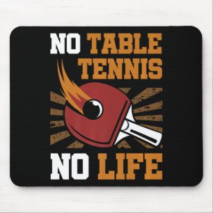 Vintag kein Tischtennis kein Livemusik Pong Ball S Mousepad