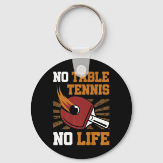 Vintag kein Tischtennis kein Livemusik Pong Ball S Schlüsselanhänger