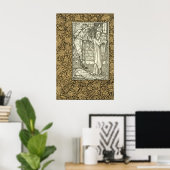 Vintag Kelmscott Press William Morris Border Poster (Heimbüro)