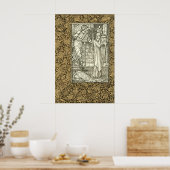 Vintag Kelmscott Press William Morris Border Poster (Küche)
