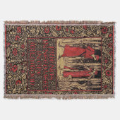 Vintag Kelmscott William Morris Floral Decke (Vorderseite)