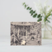 Vintag Kenia, Kolonie Kalamando Postkarte (Stehend Vorderseite)