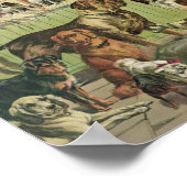 Vintag Kennel Club Illustration Poster (Ecke)