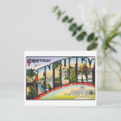 Vintag Kentucky Postcard Postkarte (Stehend Vorderseite)