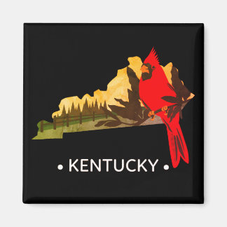 Vintag Kentucky Staat Magnet